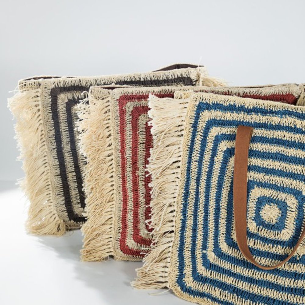 Oversize Boho Handmade  Jute Bag - Picture 3 of 6